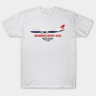 Boeing B747-400 - British Airways "Negus Colours" T-Shirt